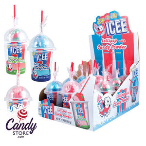 Icee Dip N Lik Lollipop Cups - 12ct CandyStore.com