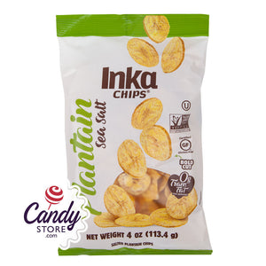 Inka Original Plantain Chips 4oz Pouch - 12ct CandyStore.com