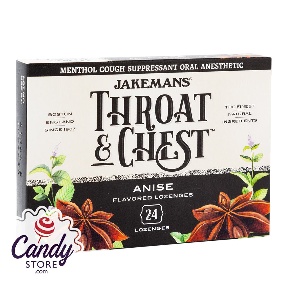 Jakemans Throat & Chest Anise Cough Drops 24 Pc 3oz Box - 6ct ...