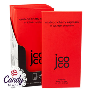Jcoco Arabica Cherry Espresso 3oz Bar - 6ct CandyStore.com
