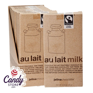 Jelina 36% Milk Chocolate 3.35oz Bar - 8ct CandyStore.com