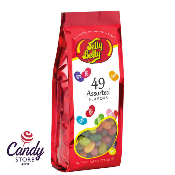 Jelly Belly 49-Flavors Mix Jelly Beans Bags - 12ct CandyStore.com