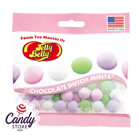 Jelly Belly Chocolate Dutch Mints 2.9oz Bags - 12ct CandyStore.com