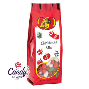 Jelly Belly Christmas Mix Jelly Beans 7.5oz Gift Bags - 12ct CandyStore.com