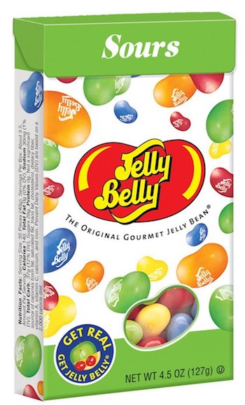 Jelly Belly Sours Jelly Beans Fliptop Box - 12ct – CandyStore.com