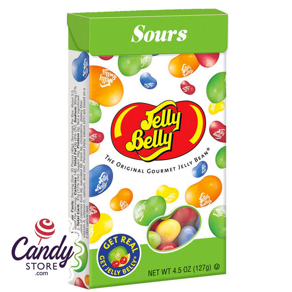 Jelly Belly Sours Jelly Beans Fliptop Box - 12ct CandyStore.com