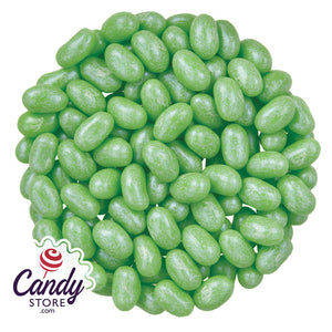 Jewel Collection Sour Apple Shimmer Jelly Belly Jelly Beans - 10lb CandyStore.com