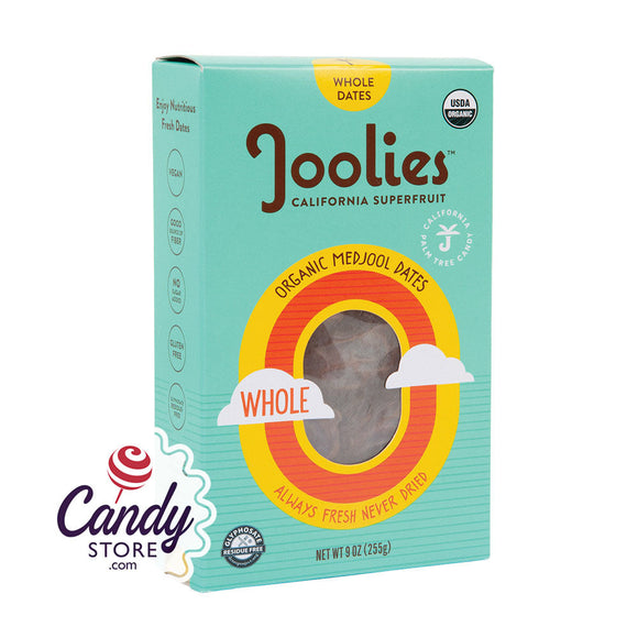 Joolies Whole Organic Medjool Dates 9oz Boxes - 12ct CandyStore.com