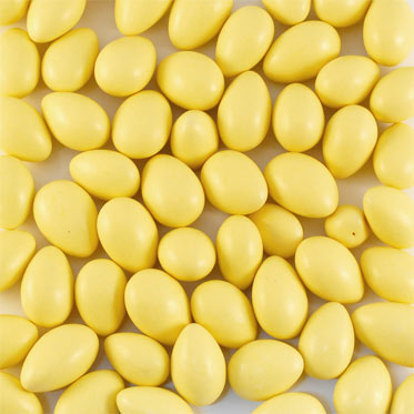 Jordan Almonds Pastel Yellow - 5lb CandyStore.com