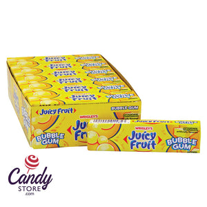 Juicy Fruit Original Bubble Gum - 18ct CandyStore.com
