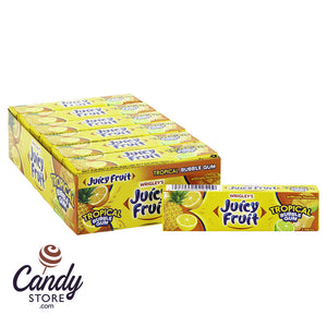 Juicy Fruit Tropical Chunk 0.76oz - 18ct CandyStore.com