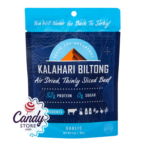 Kalahari Biltong Garlic Beef 2oz Pouch - 8ct CandyStore.com