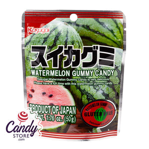 Kasugai Gummy Watermelon 1.76 Pouch - 12ct CandyStore.com