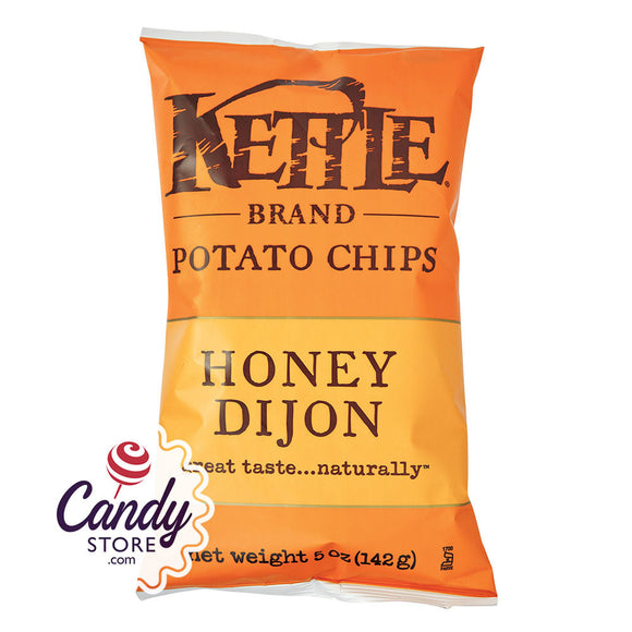Kettle Honey Dijon Potato Chips 5oz Bags - 15ct CandyStore.com