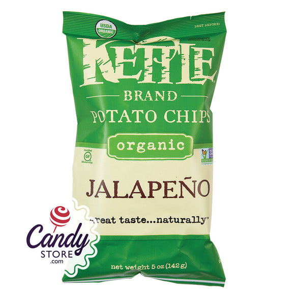 Kettle Organic Jalapeno Potato Chips 5oz Bags - 15ct CandyStore.com
