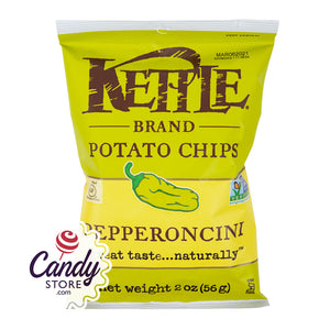 Kettle Pepperoncini Chips 2oz Bags - 24ct CandyStore.com