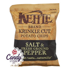 Kettle Salt And Pepper Potato Chips 2oz Bags - 24ct CandyStore.com