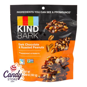 Kind Bark Dark Chocolate Roasted Peanut Sup 3.6oz - 8ct CandyStore.com