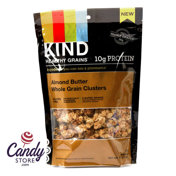Kind Bars Almond Butter Whole Grain Clusters Granola 11oz Pouch - 6ct CandyStore.com