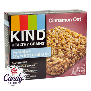 Kind Bars Cinnamon Oat Granola 5-Piece 6.2oz Box - 8ct CandyStore.com