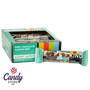 Kind Bars Dark Chocolate Almond Mint 1.4oz - 12ct CandyStore.com