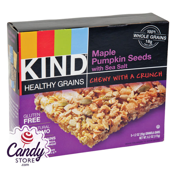 Kind Bars Granola Maple Pumpkin Seeds With Sea Salt 5Pc 6.2oz - 8ct CandyStore.com