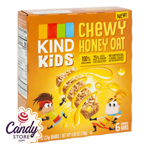 Kind Bars Kids Chewy Honey Oat 4.86oz Box - 8ct CandyStore.com