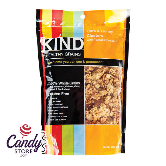 Kind Bars Oats And Honey Granola Clusters 11oz Pouch - 6ct CandyStore.com