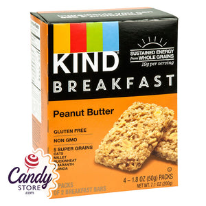 Kind Bars Peanut Butter Breakfast 4 Pc 7.1oz Box - 8ct CandyStore.com