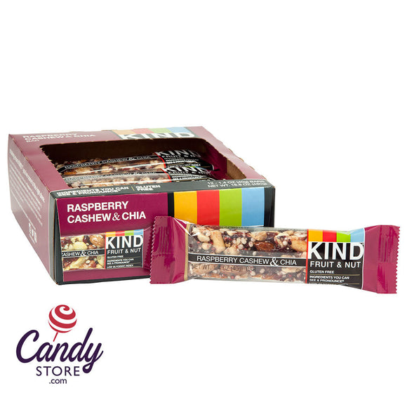 Kind Bars Raspberry Cashew And Chia 1.4oz - 12ct CandyStore.com