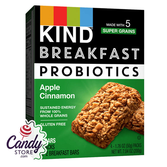 Kind Breakfast Probiotic Apple Cinnamon 4ct 7.04oz - 8ct CandyStore.com