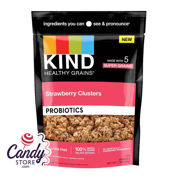 Kind Breakfast Probiotic Cluster Strawberry 7oz - 6ct CandyStore.com