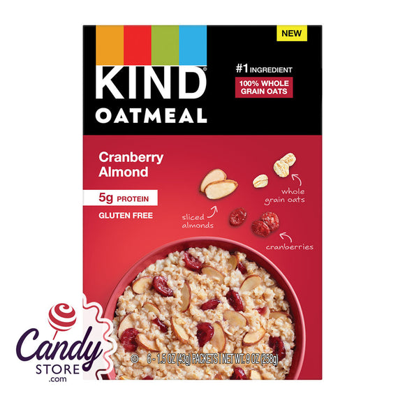 Kind Oatmeal Cranberry Almond 6ct 9.06oz - 5ct CandyStore.com