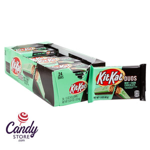 Kit Kat Duos Dark Chocolate Mint 1.5oz - 24ct CandyStore.com