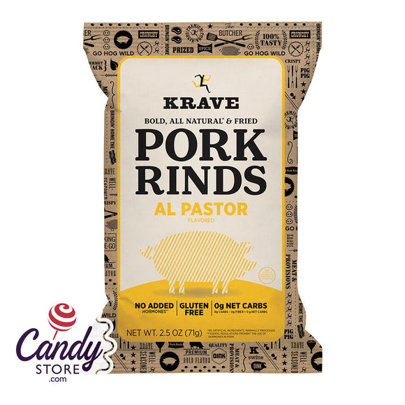 Krave Pork Rinds Al Pastor 2.5oz - 6ct CandyStore.com