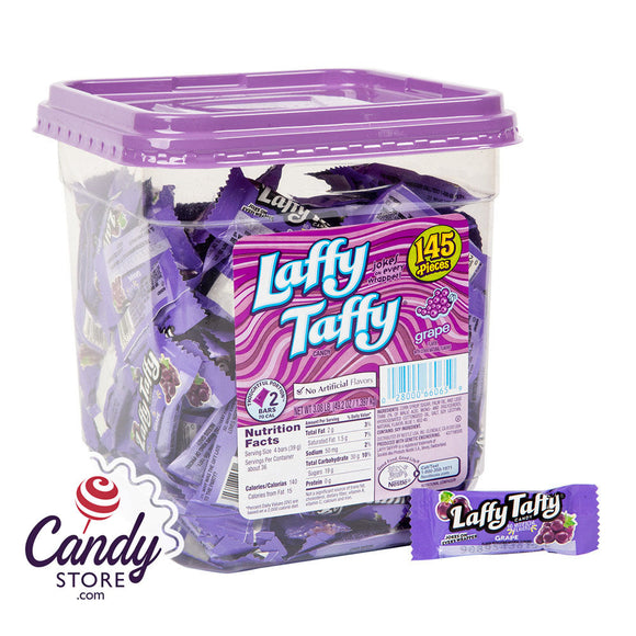Laffy Taffy Mini Grape Tub - 145ct CandyStore.com