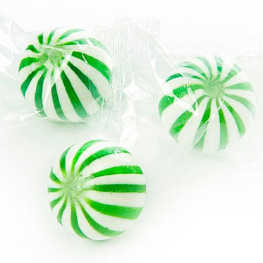 Large Green Striped Balls - 5lb CandyStore.com