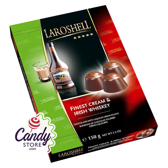 Laroshell Irish Cream Liquor Truffles 5.3oz Boxes - 14ct CandyStore.com