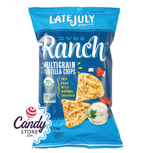Late July Dude Ranch Multigrain Tortilla Chips 5.5oz Bags - 12ct CandyStore.com