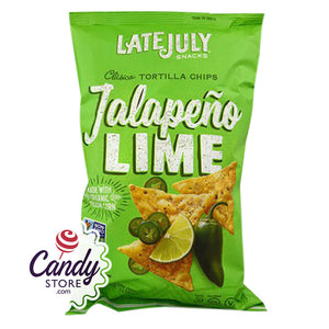 Late July Jalapeno Lime Classico Chips 5.5oz Bags - 12ct CandyStore.com