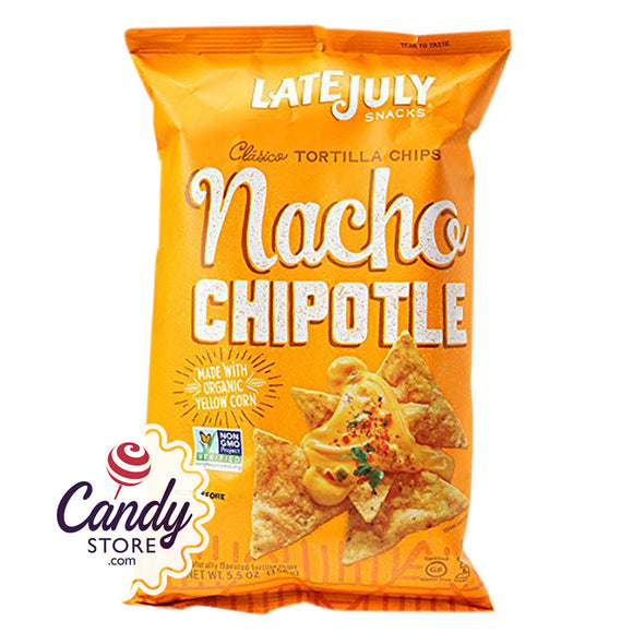Late July Nacho Chipotle Chips 5.5oz Bags - 12ct CandyStore.com