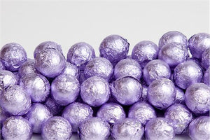 Lavender Foil Chocolate Balls - 10lb CandyStore.com