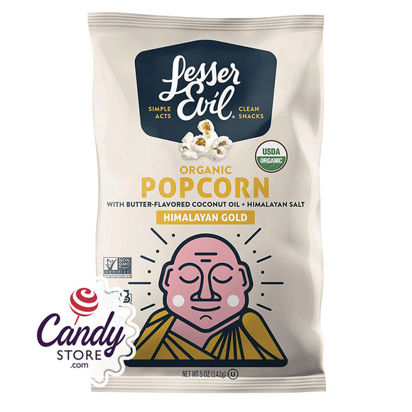 Lesser Evil Organic Himalayan Gold Popcorn 5oz Bags - null CandyStore.com