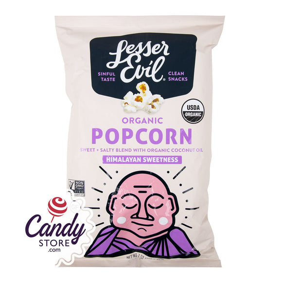Lesser Evil Organic Himalayan Sweetness Popcorn 7oz Bags - 12ct CandyStore.com