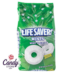 Lifesavers Wintogreen Mints 50oz Bag - 6ct CandyStore.com