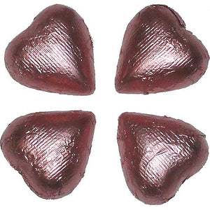Light Pink Foil Hearts - 10lb Bulk CandyStore.com