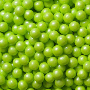 Lime Green Pearl Candy Beads - 10lb CandyStore.com