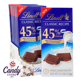 Lindt Classic Recipe 45% Bar 4.1oz - 12ct CandyStore.com