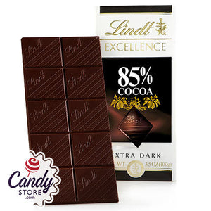 Lindt Excellence 85% Dark Chocolate Bars - 12ct CandyStore.com