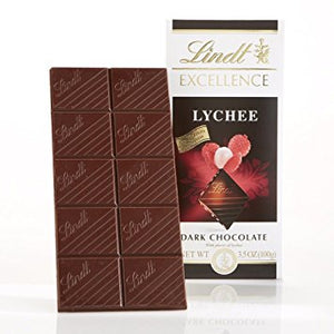 Lindt Excellence Lychee Bars - 12ct CandyStore.com